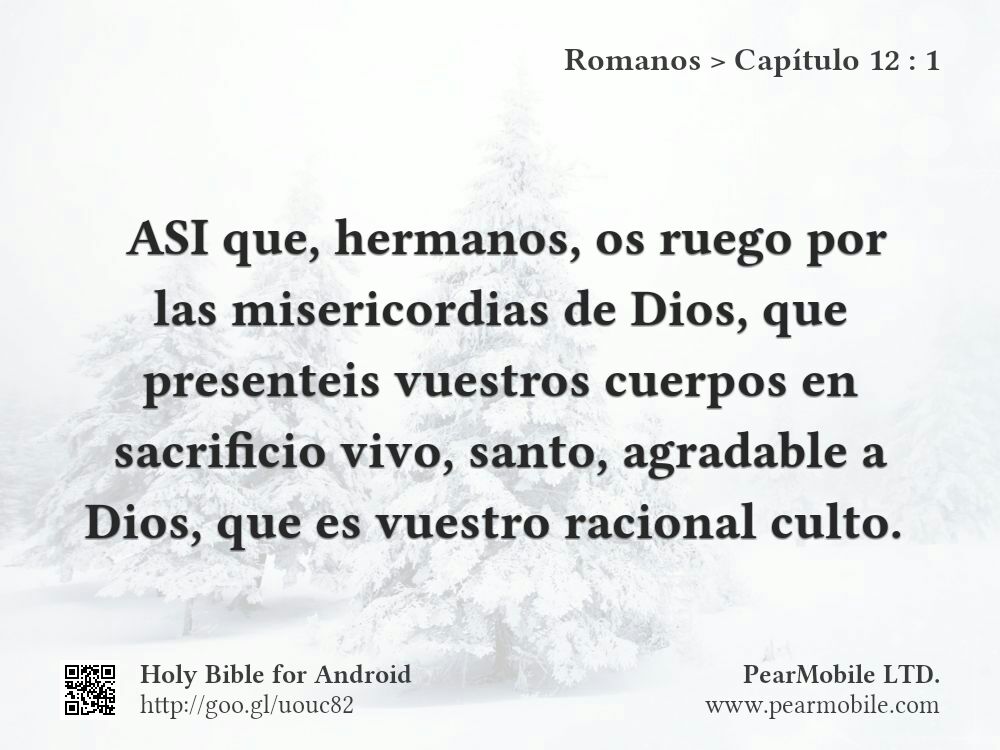 Romanos, Capítulo 12:1